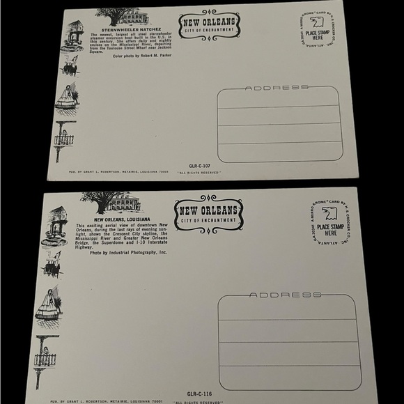 Vintage New Orleans Louisiana Postcard Lot of 8 French Quarter SuperDome UNUSED - Picture 9 of 11